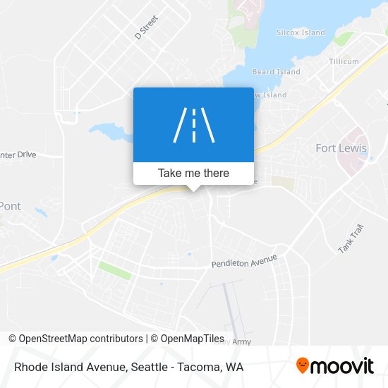Rhode Island Avenue map