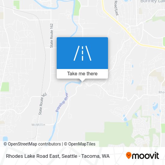 Rhodes Lake Road East map