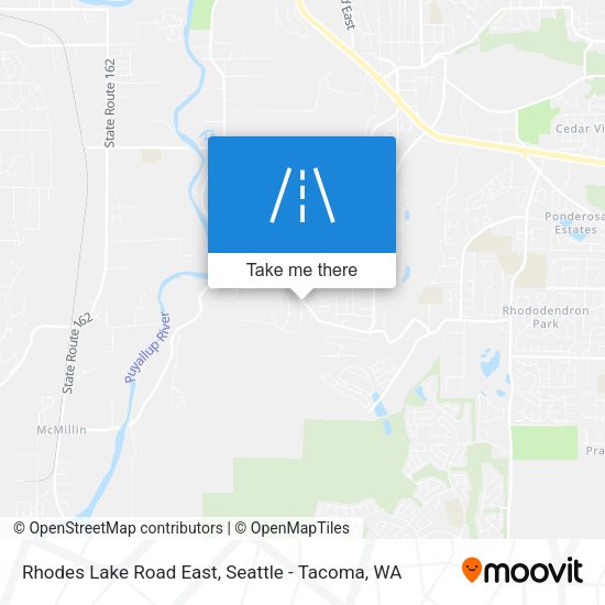 Mapa de Rhodes Lake Road East