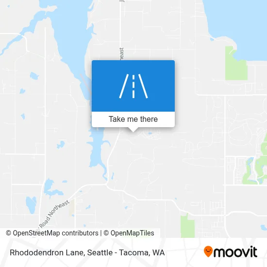 Rhododendron Lane map