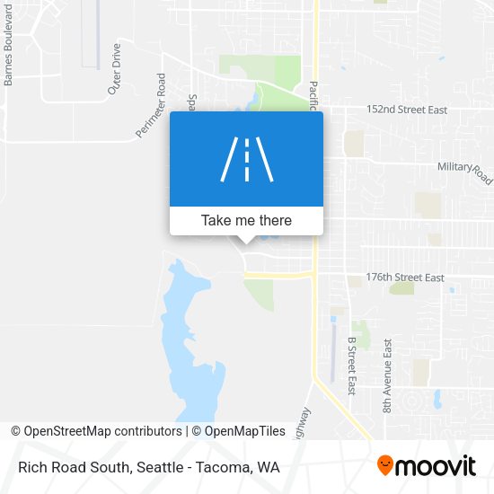 Rich Road South map