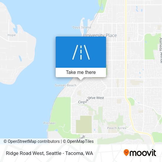 Mapa de Ridge Road West