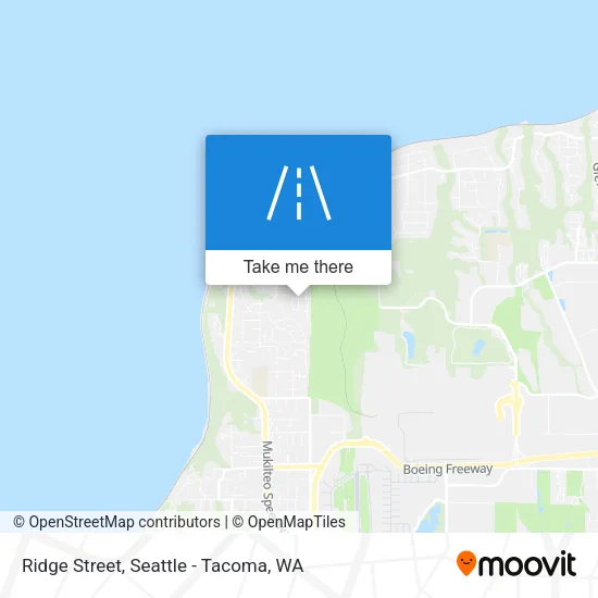 Ridge Street map