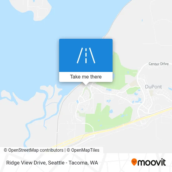 Ridge View Drive map