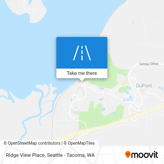 Ridge View Place map