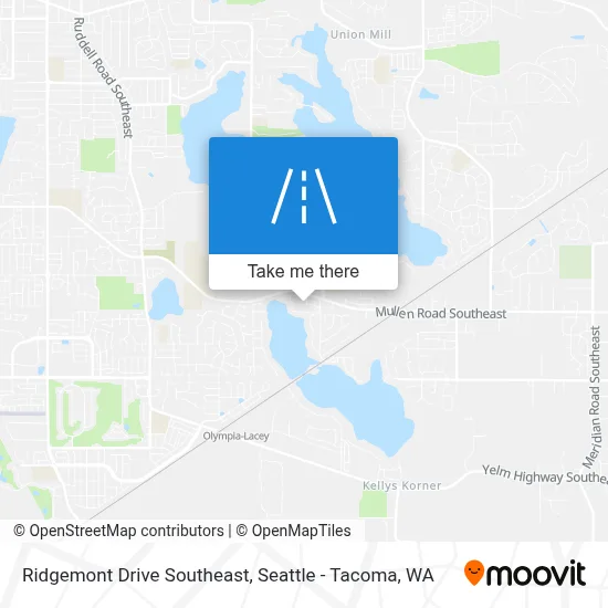 Ridgemont Drive Southeast map