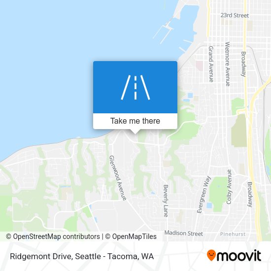 Mapa de Ridgemont Drive