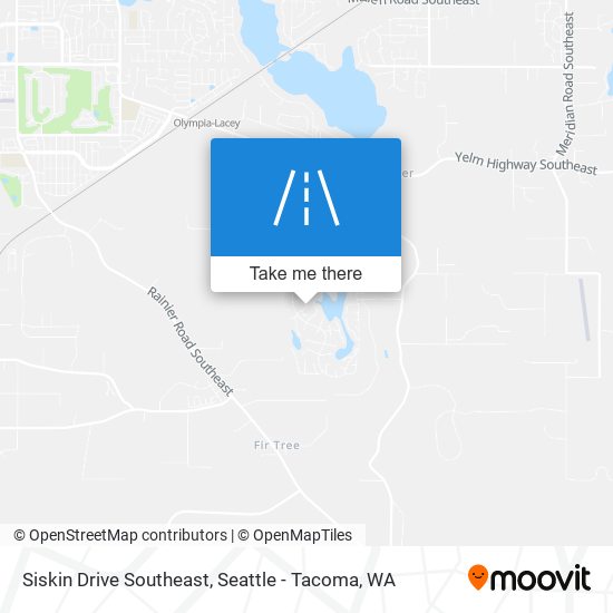 Siskin Drive Southeast map