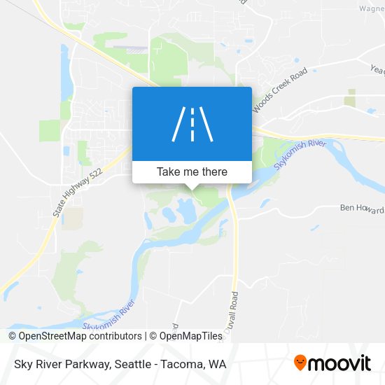 Sky River Parkway map