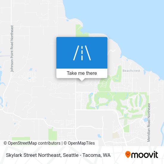 Mapa de Skylark Street Northeast