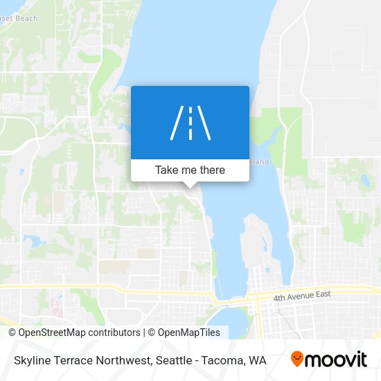 Mapa de Skyline Terrace Northwest