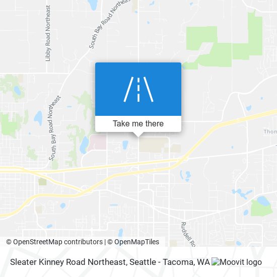 Sleater Kinney Road Northeast map