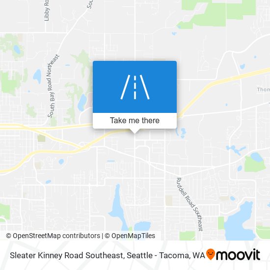 Sleater Kinney Road Southeast map