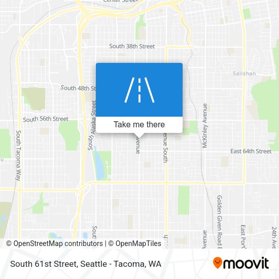South 61st Street map