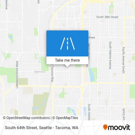 Mapa de South 64th Street