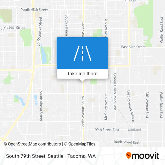 South 79th Street map