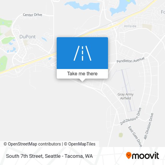 South 7th Street map