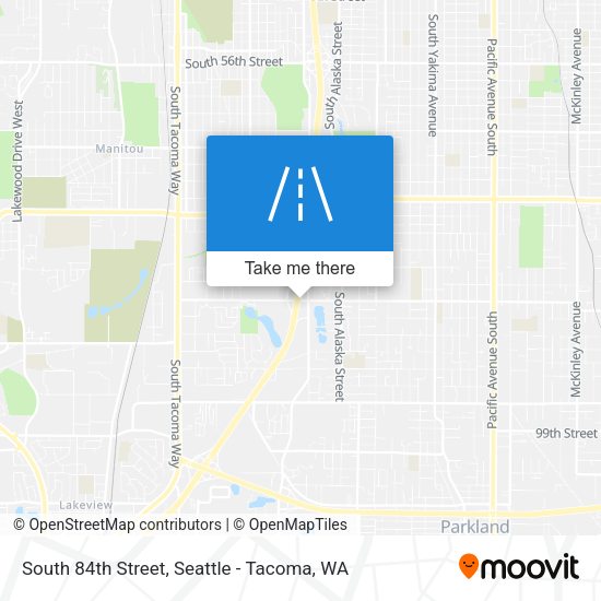 Mapa de South 84th Street