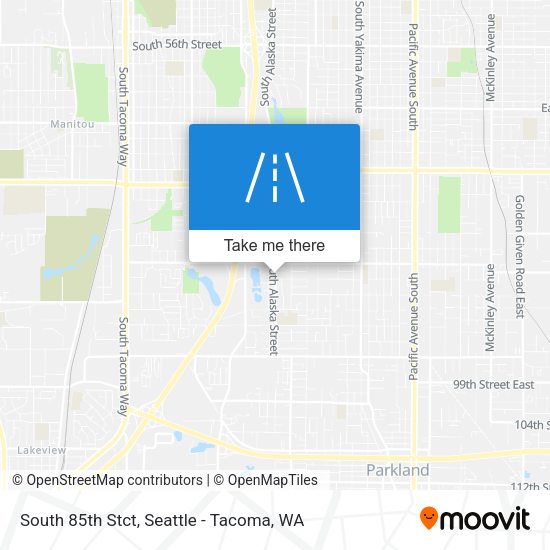Mapa de South 85th Stct
