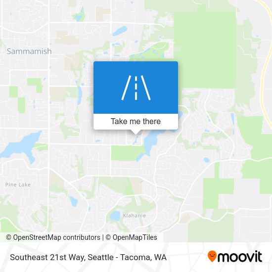Southeast 21st Way map