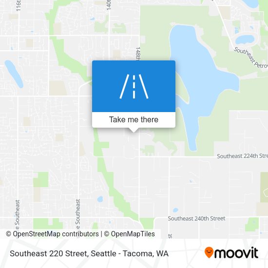 Southeast 220 Street map