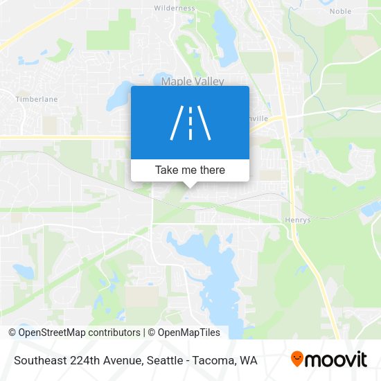 Mapa de Southeast 224th Avenue