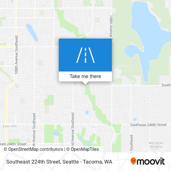 Southeast 224th Street map