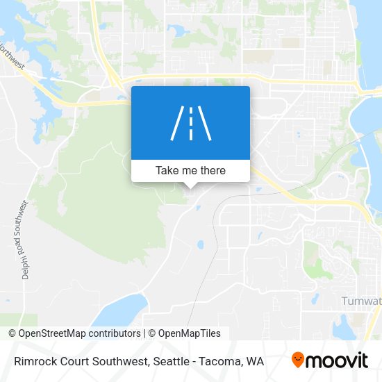 Mapa de Rimrock Court Southwest