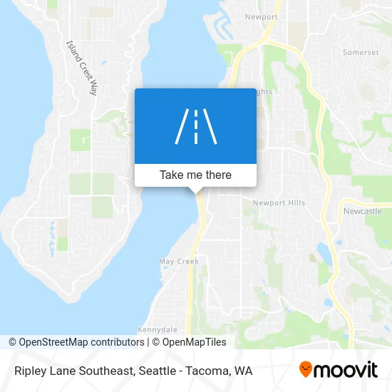 Ripley Lane Southeast map