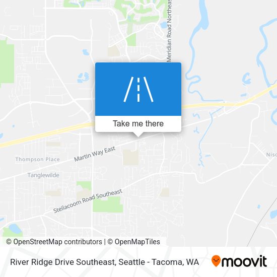 River Ridge Drive Southeast map