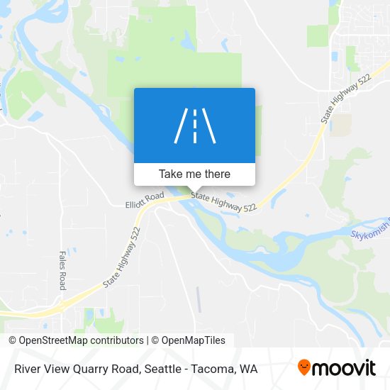 River View Quarry Road map