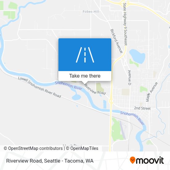 Riverview Road map