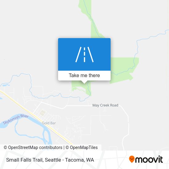 Mapa de Small Falls Trail