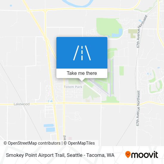 Smokey Point Airport Trail map
