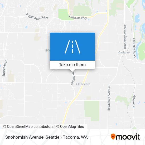 Mapa de Snohomish Avenue