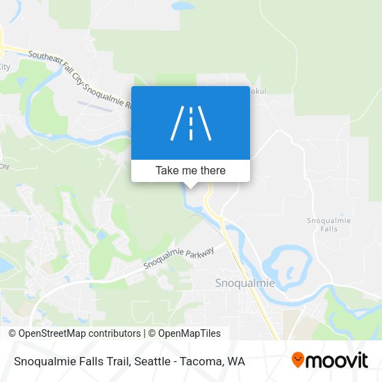 Mapa de Snoqualmie Falls Trail