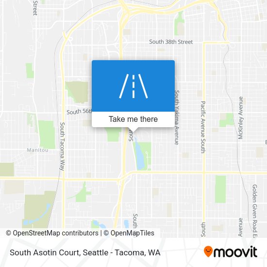 South Asotin Court map