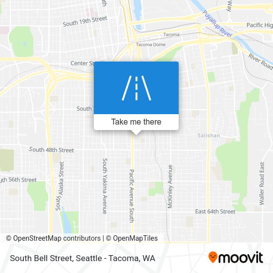 Mapa de South Bell Street