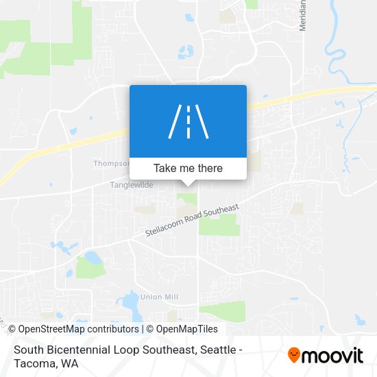 South Bicentennial Loop Southeast map