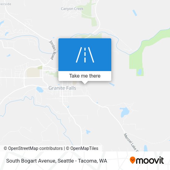 Mapa de South Bogart Avenue
