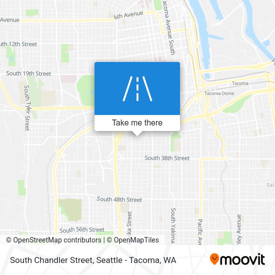 South Chandler Street map
