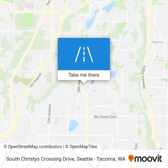 South Christys Crossing Drive map