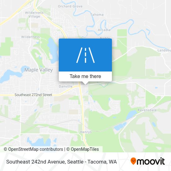 Southeast 242nd Avenue map