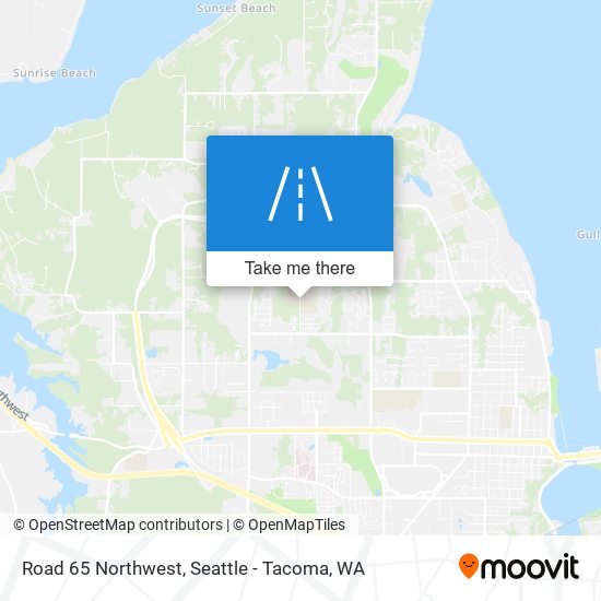 Road 65 Northwest map