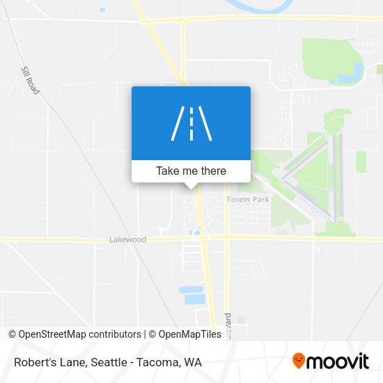Robert's Lane map
