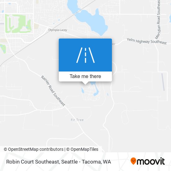 Mapa de Robin Court Southeast