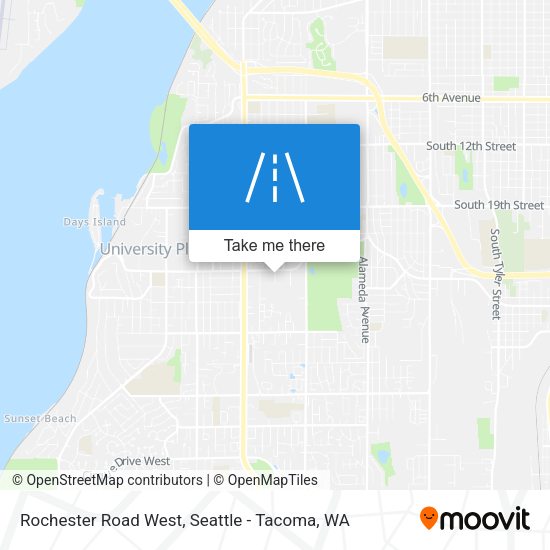 Rochester Road West map