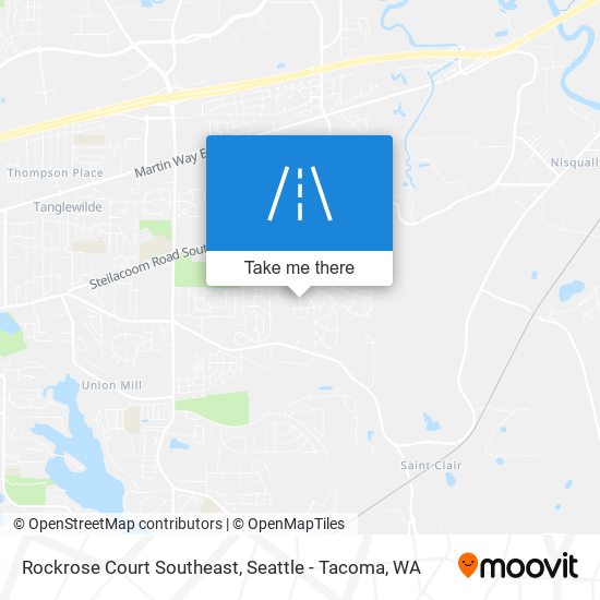 Mapa de Rockrose Court Southeast