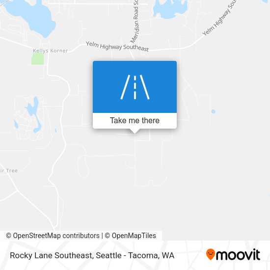 Rocky Lane Southeast map