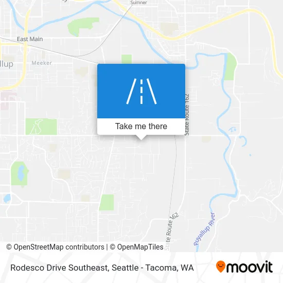 Rodesco Drive Southeast map